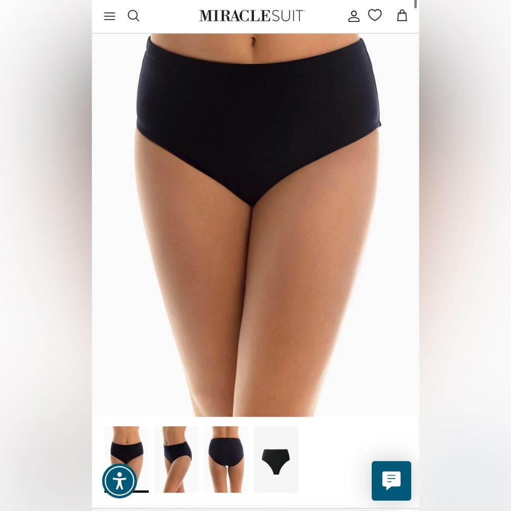 👙👙👙👙Magicsuit Black Swimwear Bottom